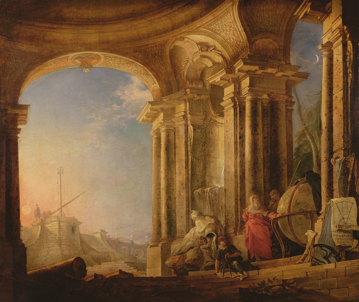 Astronomie door Jacques de Lajoüe
