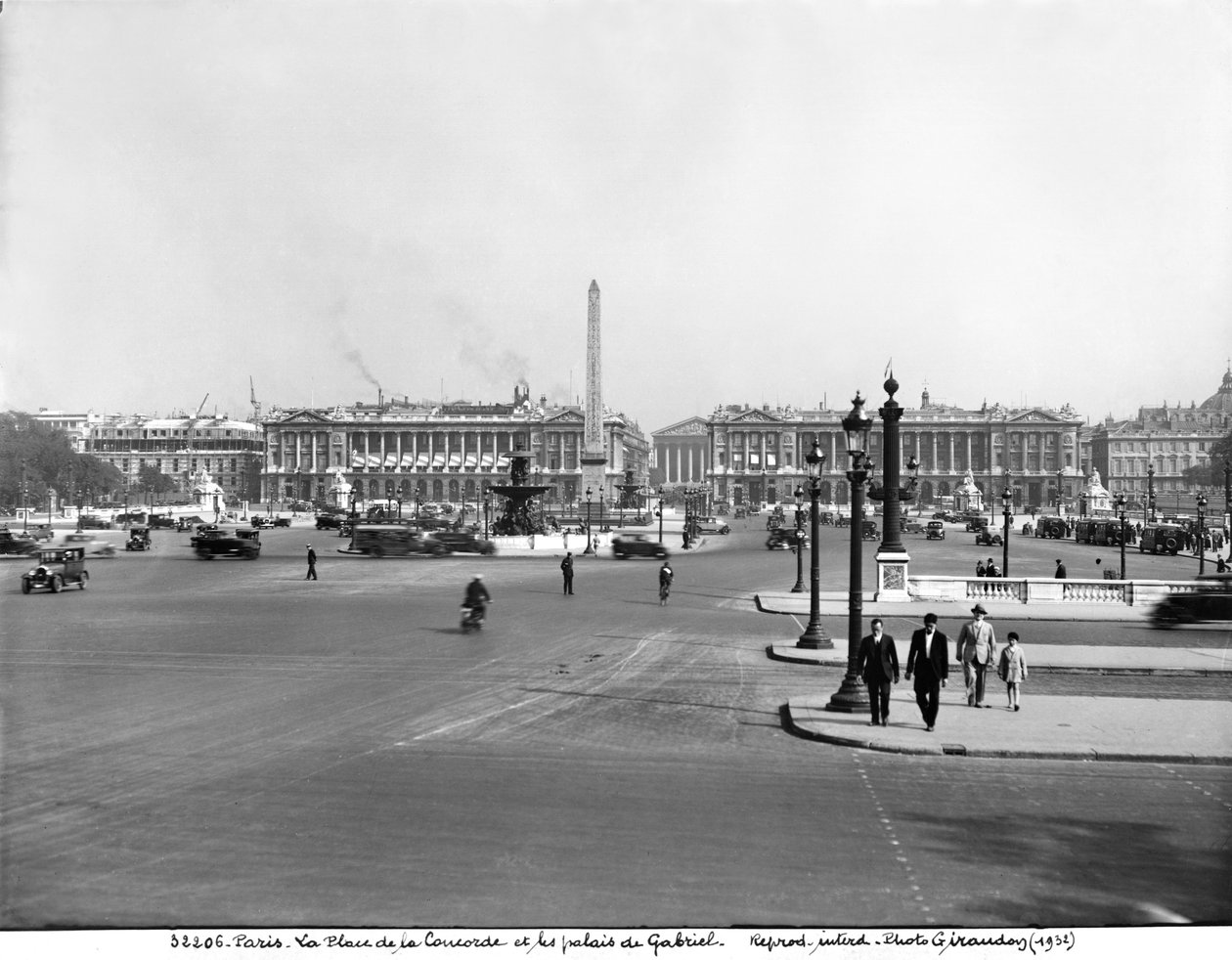 Place de la Concorde, ontworpen in 1757 door Jacques Ange Gabriel