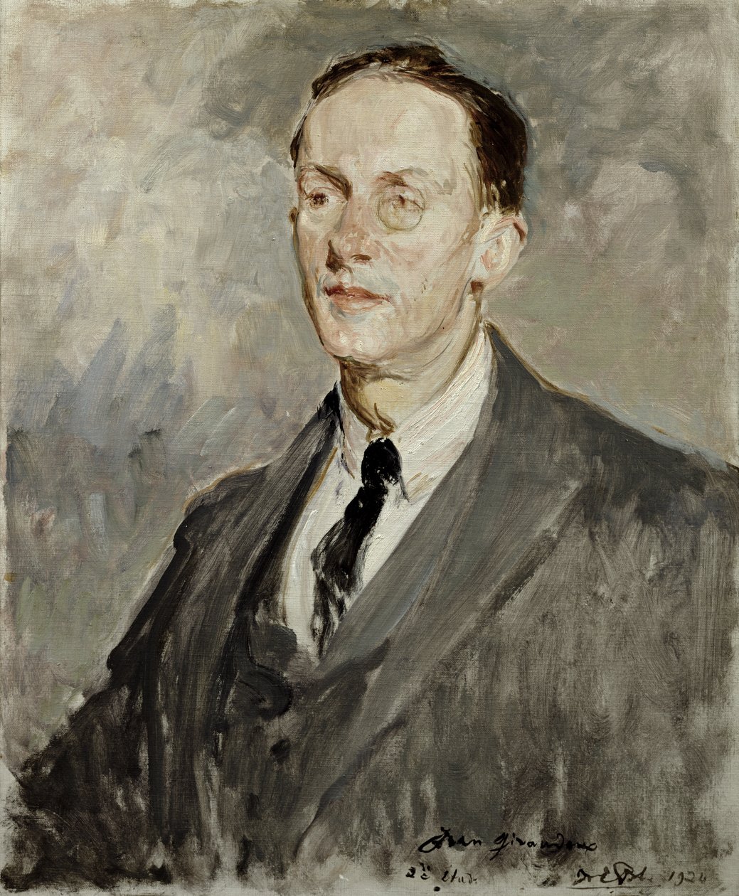 Portret van Jean Giraudoux door Jacques Emile Blanche