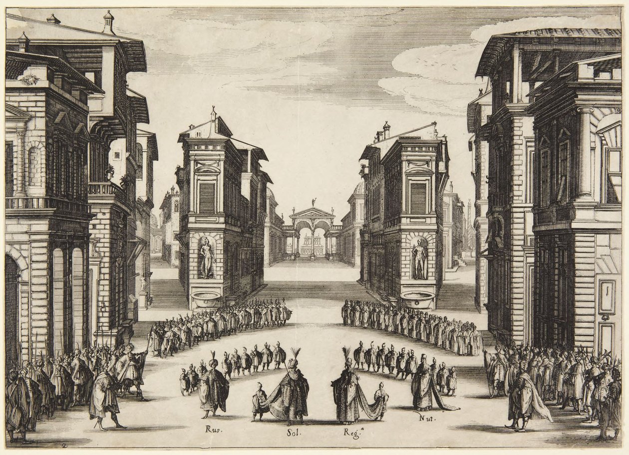 Deel 2, uit de serie Soliman door Jacques Callot