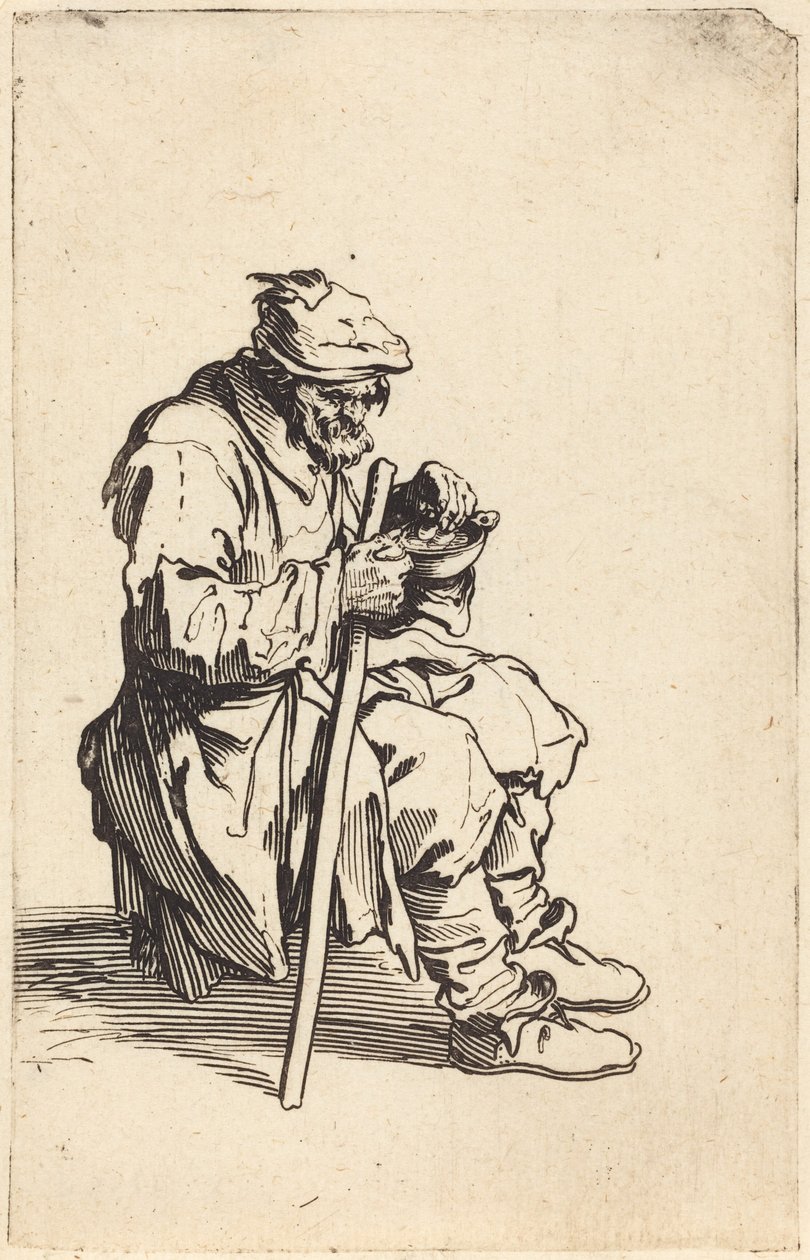 Etende bedelaar door Jacques Callot