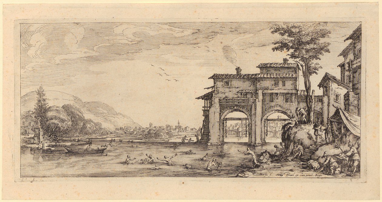 Kindermoord van Bethlehem [Plaat 1] door Jacques Callot
