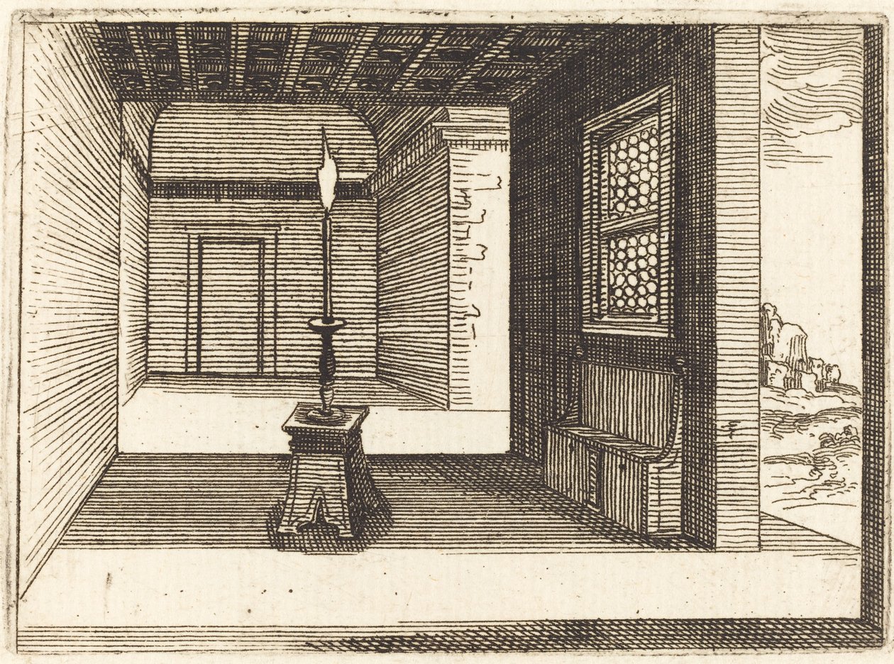 Kandelaar door Jacques Callot