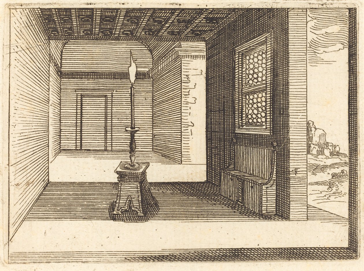 Kandelaar door Jacques Callot