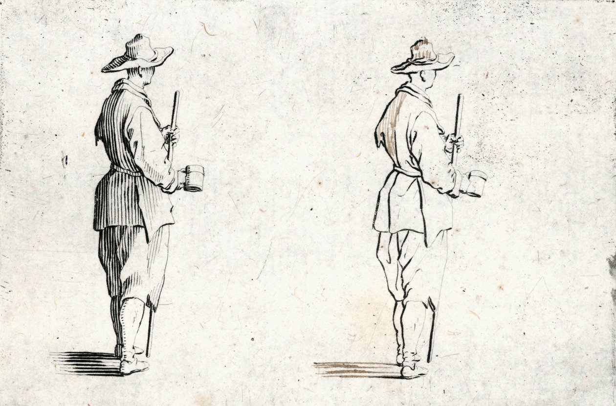 Caprices van verschillende figuren door Jacques Callot