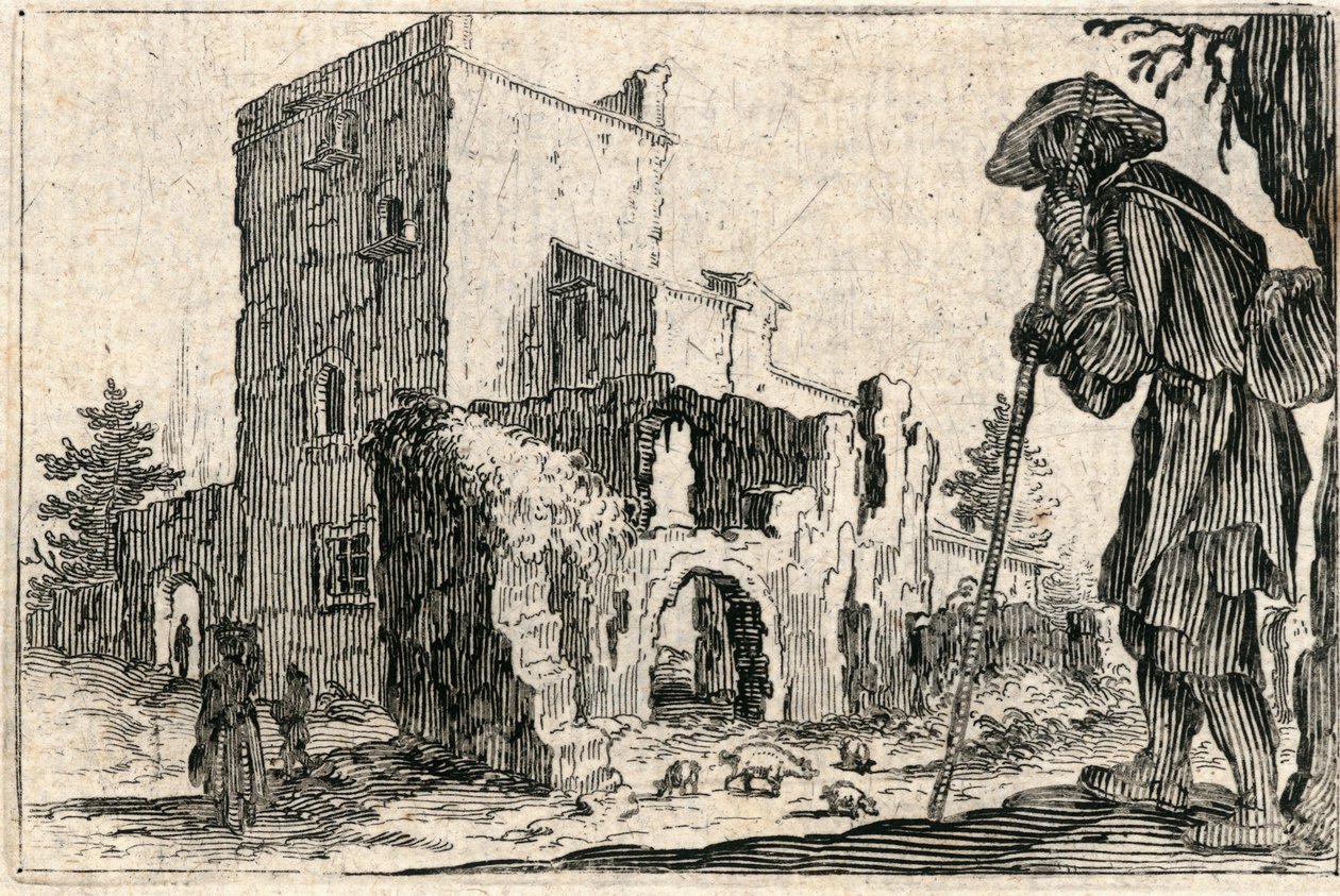 Caprices van verschillende figuren door Jacques Callot