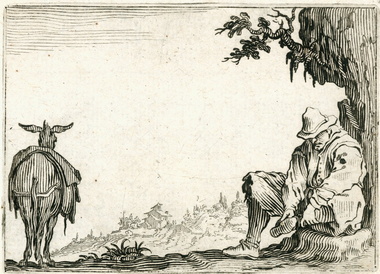 Caprices van verschillende figuren door Jacques Callot