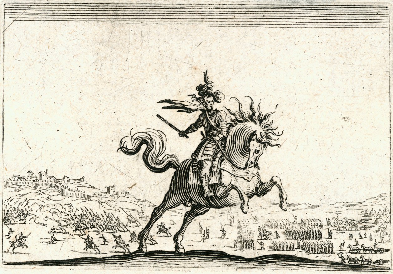 Caprices van verschillende figuren door Jacques Callot