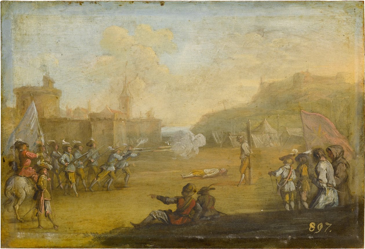 De fusillade door Jacques Callot