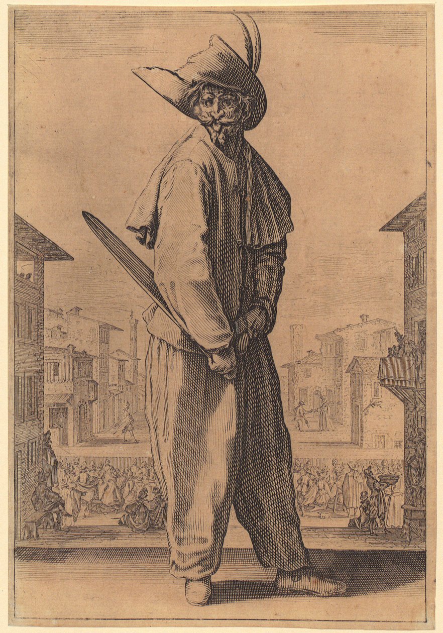 Ecce homo, blad 5 uit de serie „De grote Passie“ door Jacques Callot