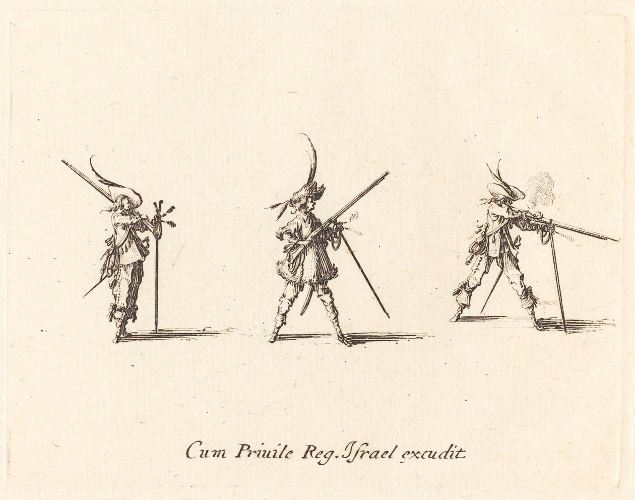 Het Geweer Afvuren door Jacques Callot