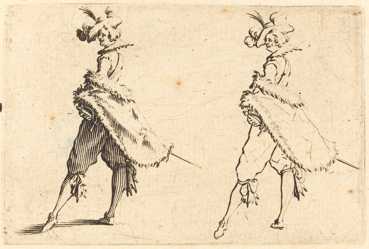 Heer Zijaanzicht door Jacques Callot
