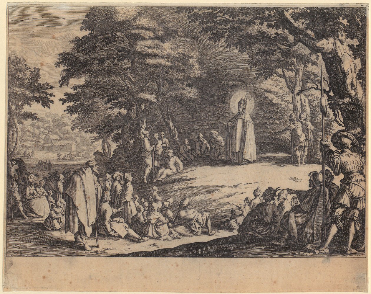 Sint-Amand door Jacques Callot