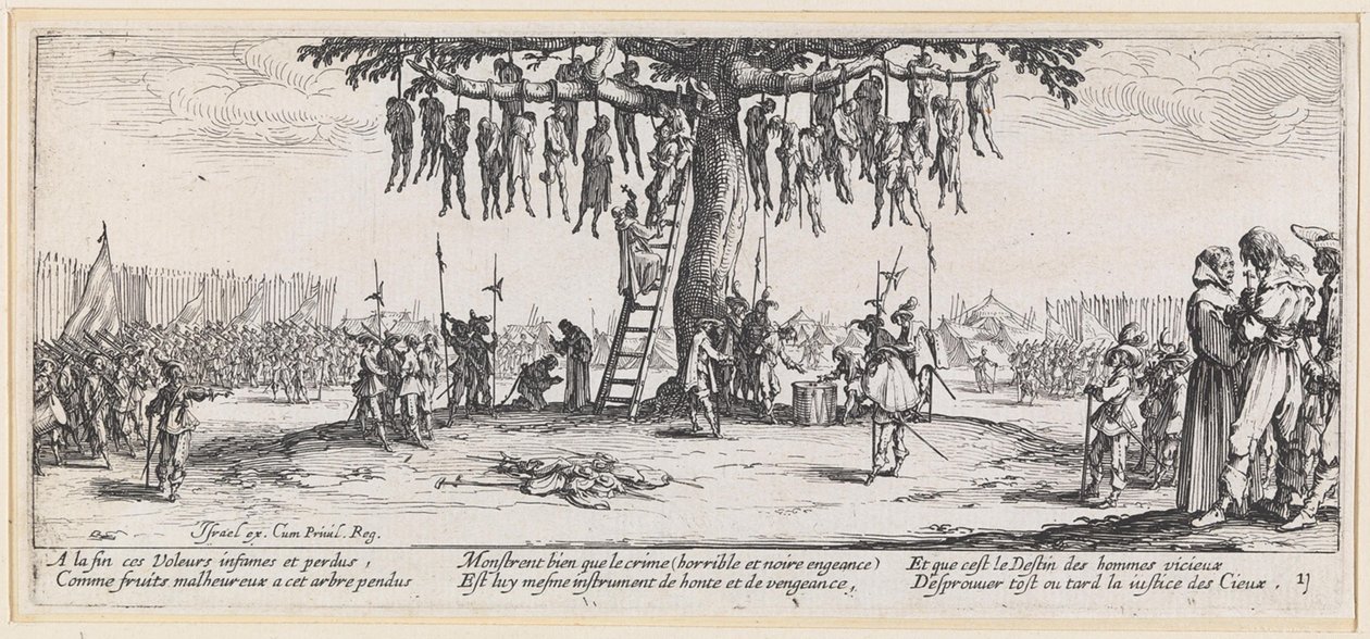 De ophanging door Jacques Callot