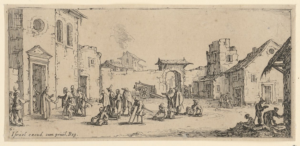 Ziekenhuis door Jacques Callot