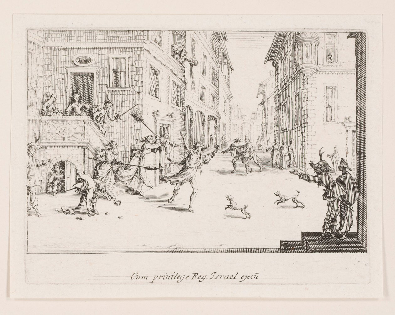 L door Jacques Callot