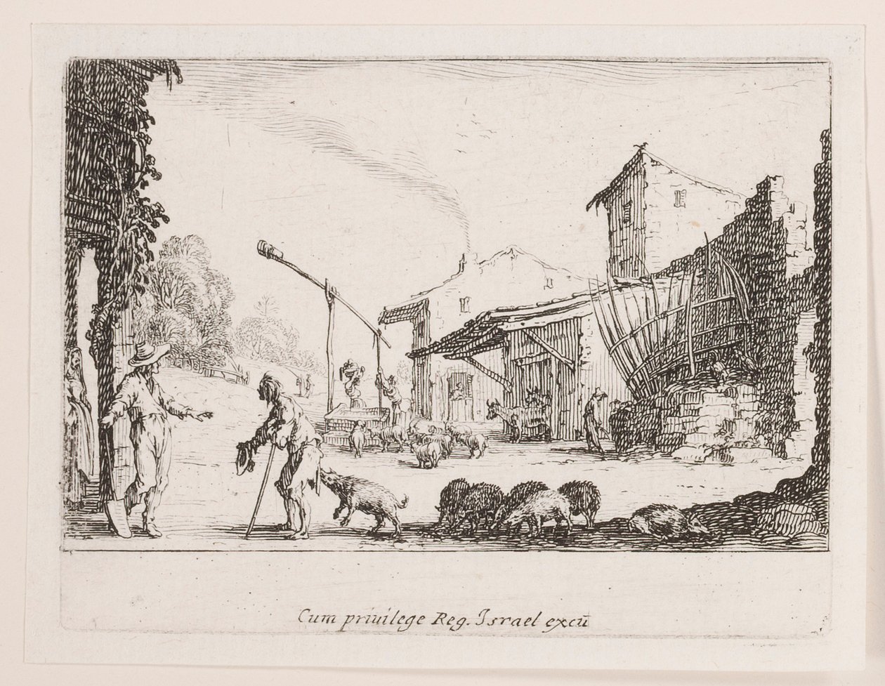 L door Jacques Callot