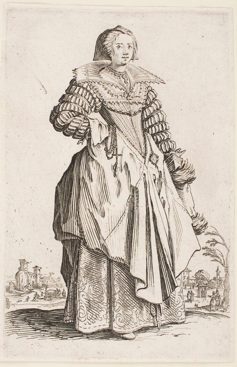 Dame met een Brede Kraag, uit de serie 