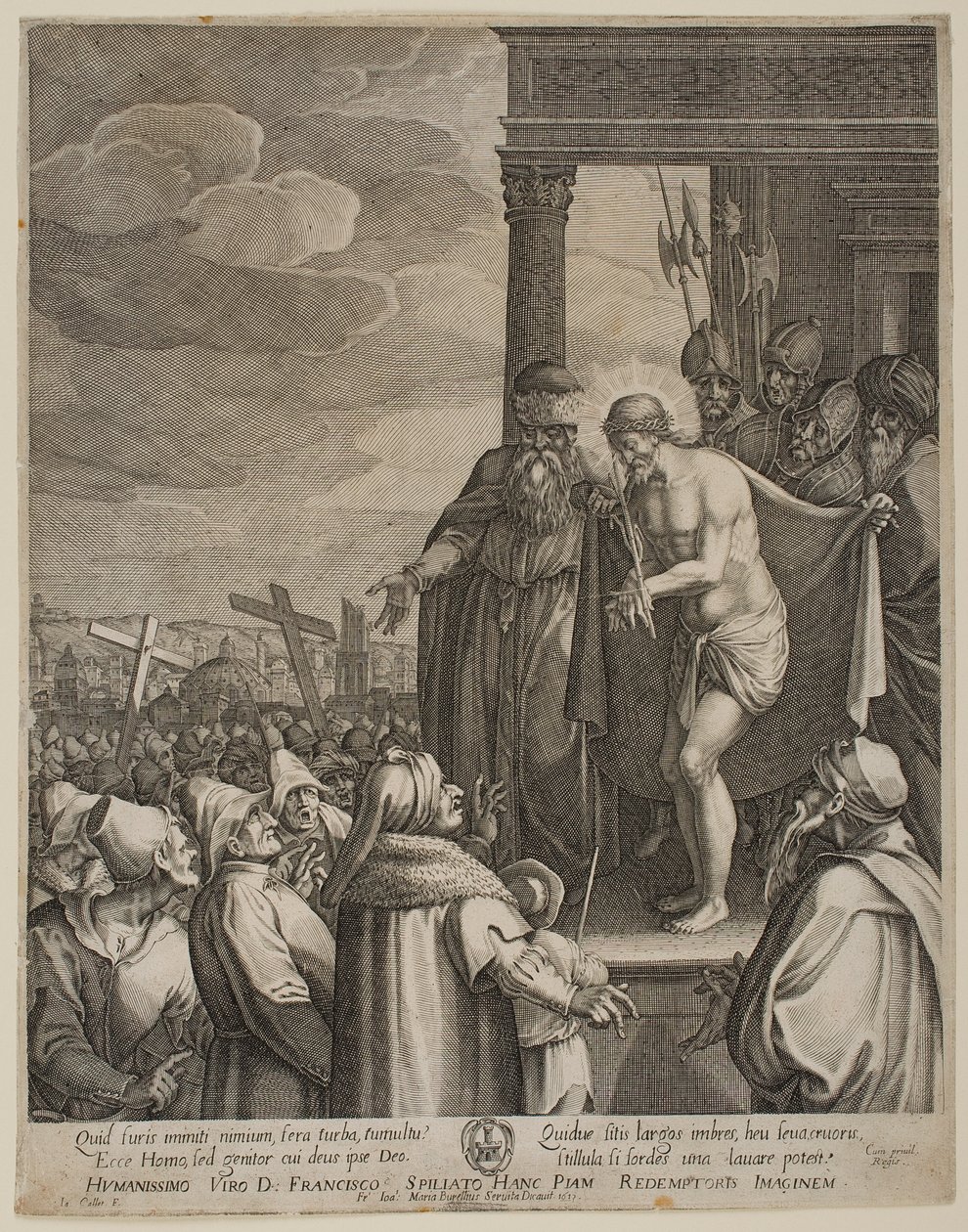 Grote Ecce Homo door Jacques Callot