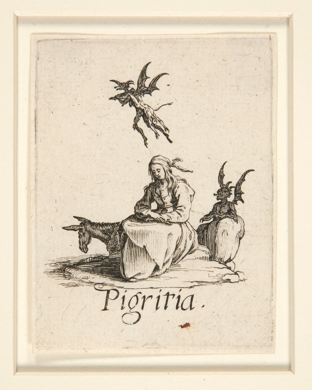 Les Peches Capitaux: La Paresse door Jacques Callot