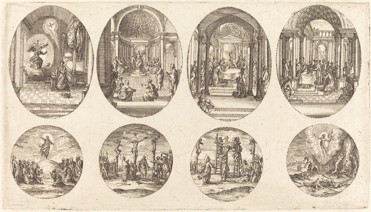 Mysteries van de Passie door Jacques Callot