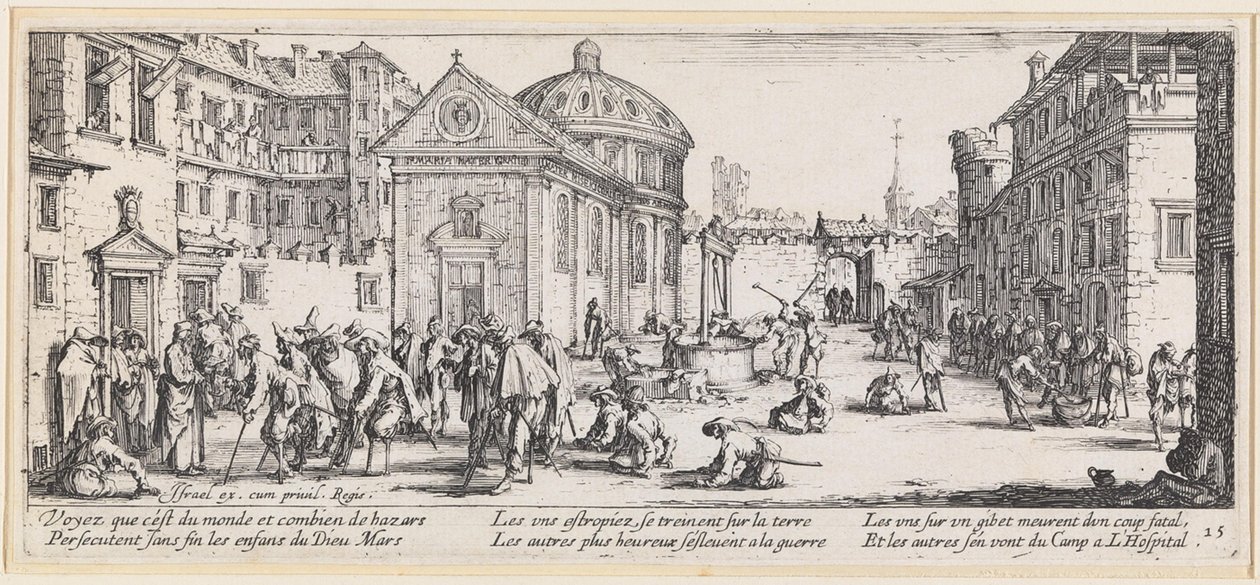 Oorlogsgewonden door Jacques Callot