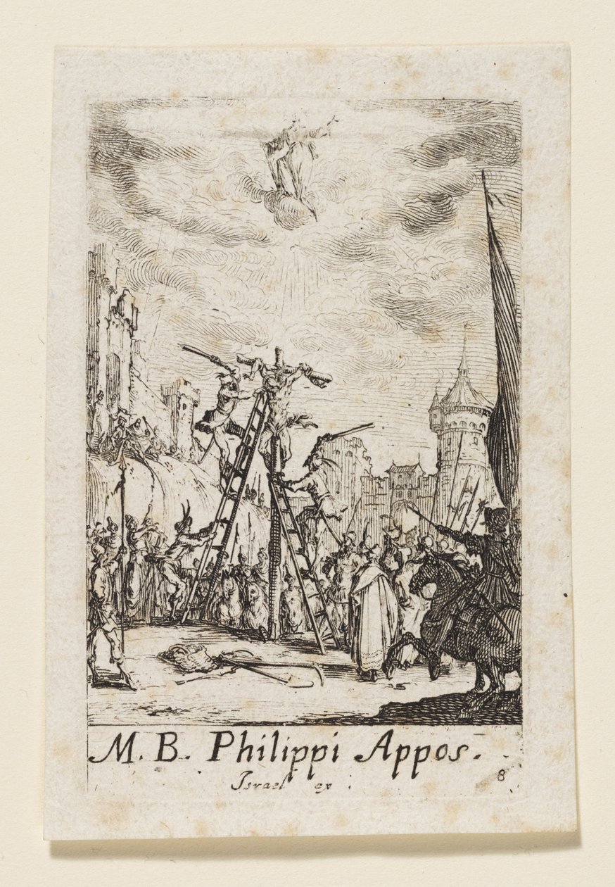 Filippus de Apostel (Philippi Appos.) door Jacques Callot