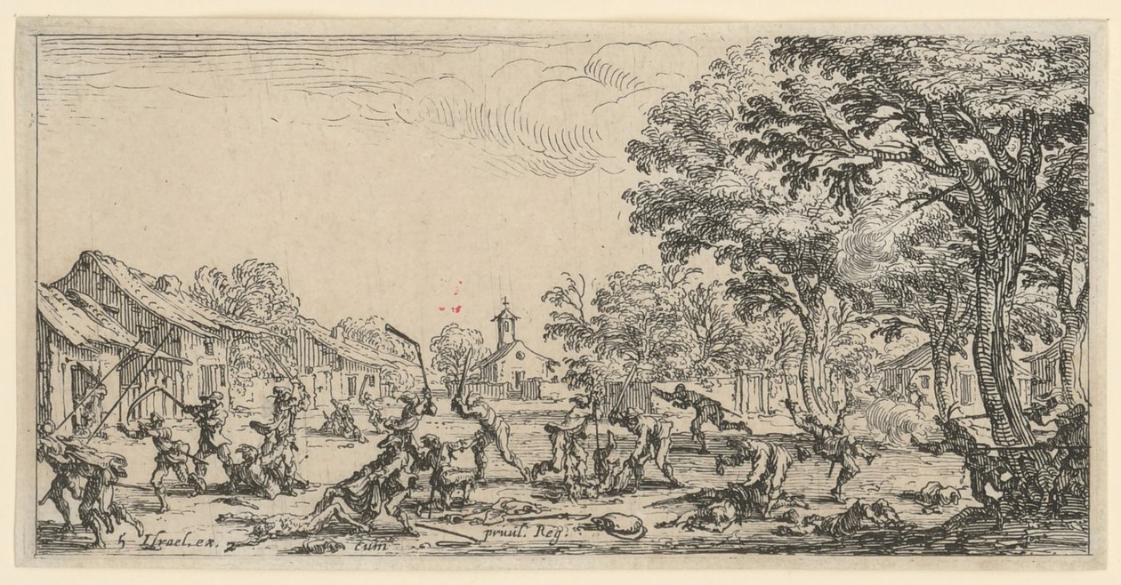 De wraak van de boeren door Jacques Callot