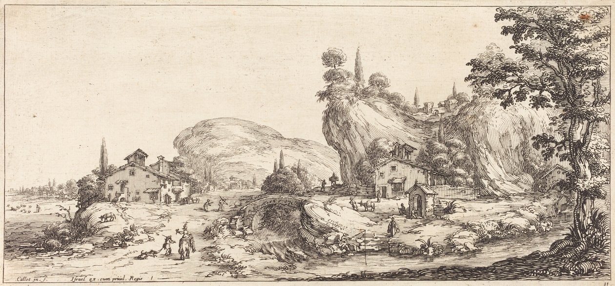 Thuiskomst van de jacht door Jacques Callot