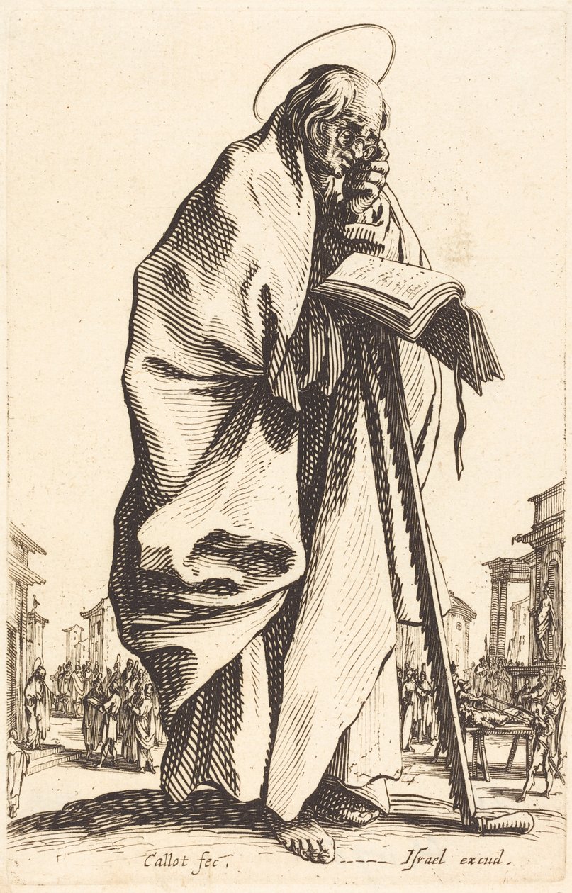 Sint Simon door Jacques Callot