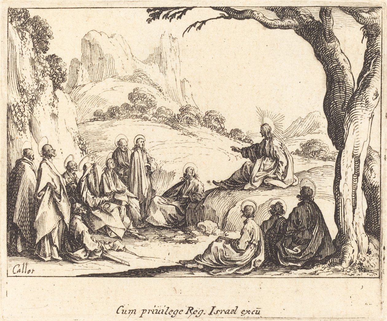 De Bergrede door Jacques Callot