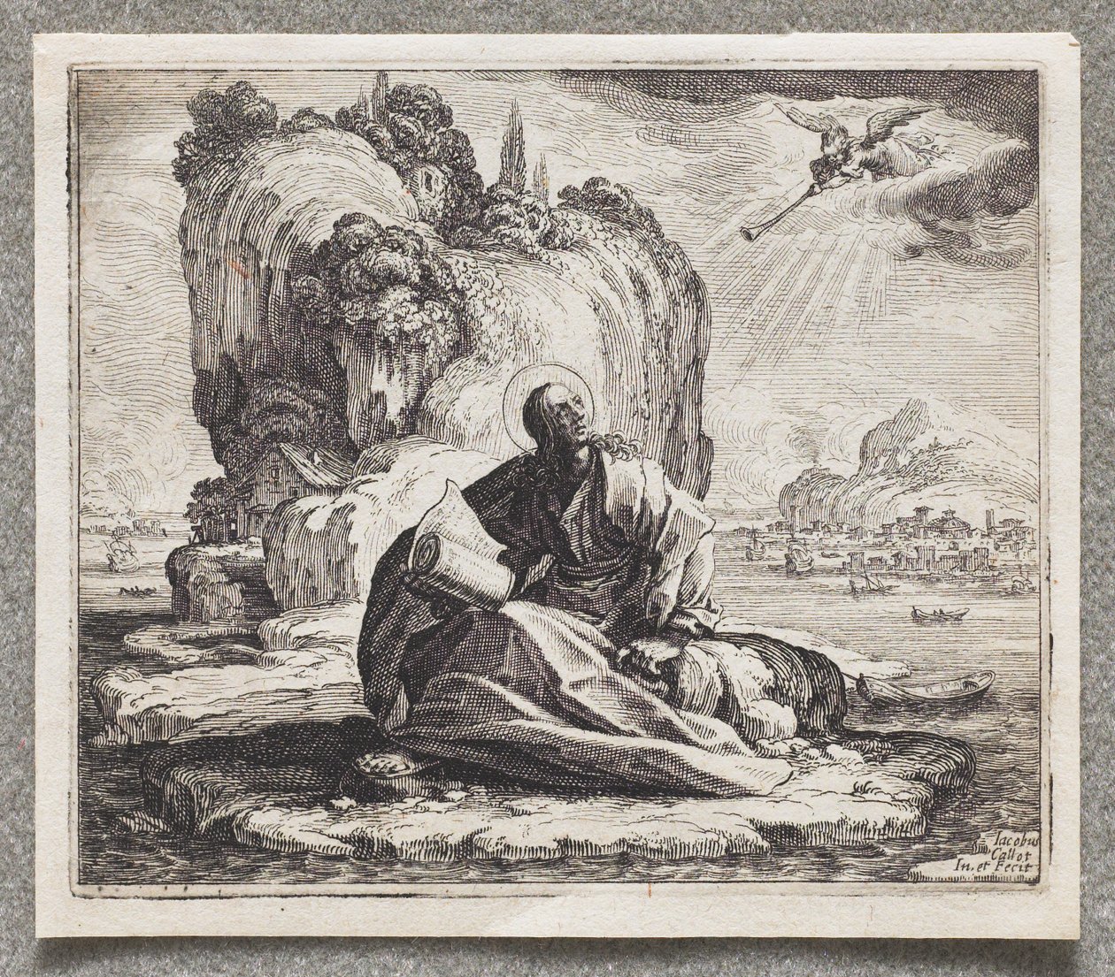 Sint-Jan op het eiland Patmos door Jacques Callot