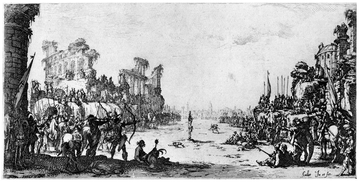 St Sebastien door Jacques Callot