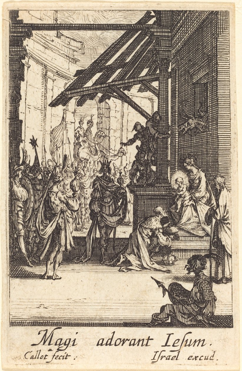 De Aanbidding der Wijzen door Jacques Callot