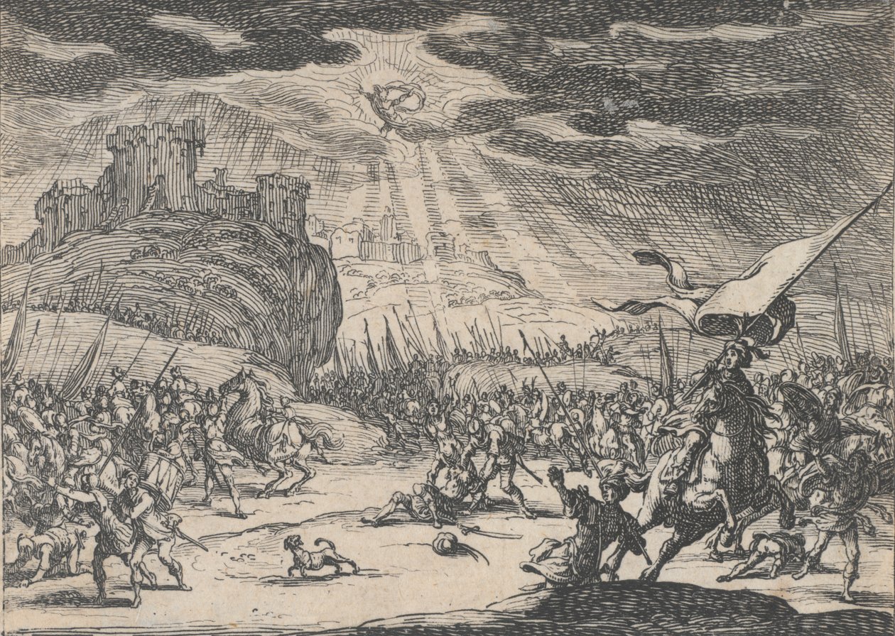 De bekering van Sint Paulus door Jacques Callot