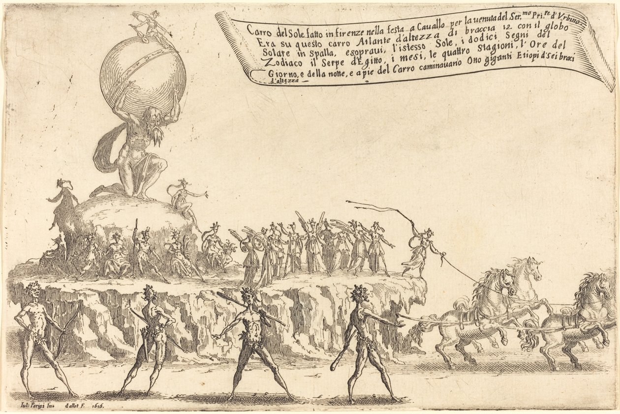 De Drijver van de Zon door Jacques Callot