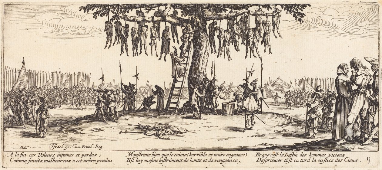 De ophanging door Jacques Callot