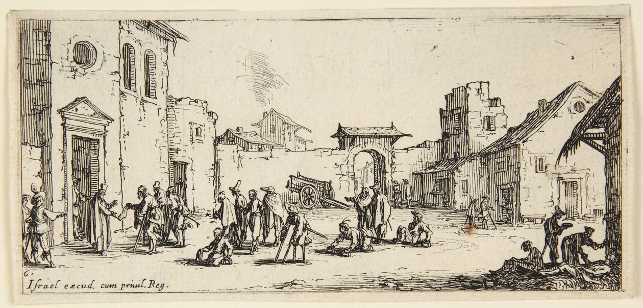 Het ziekenhuis door Jacques Callot