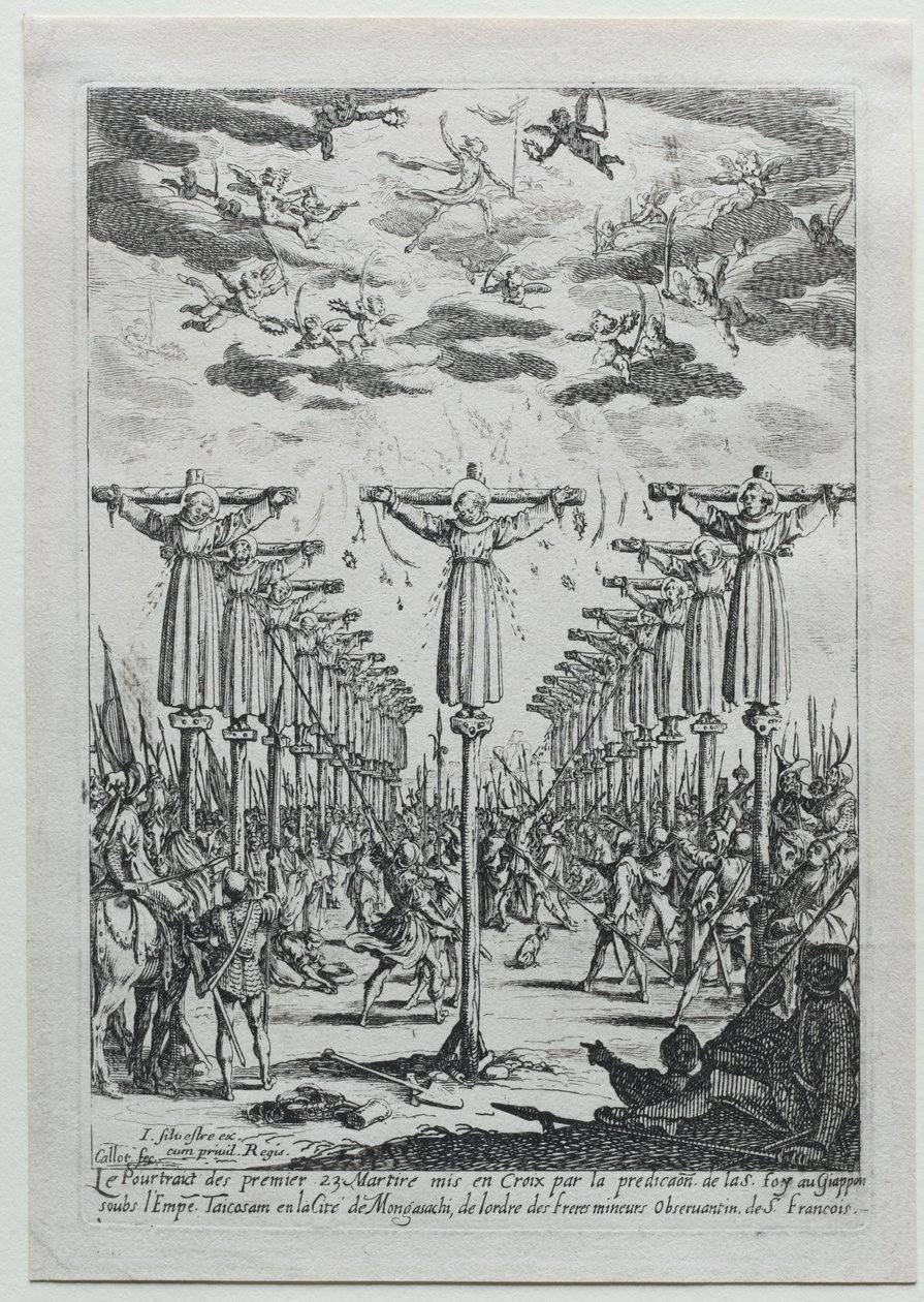 De Martelaren van Japan door Jacques Callot