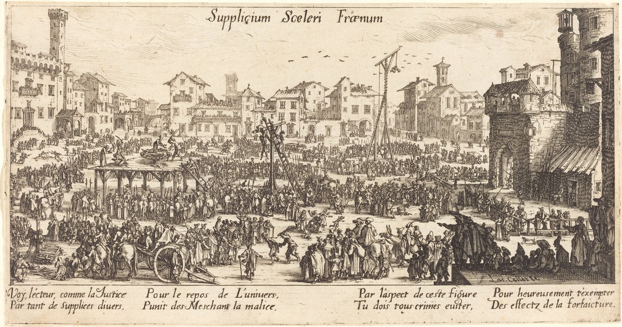 De straffen door Jacques Callot