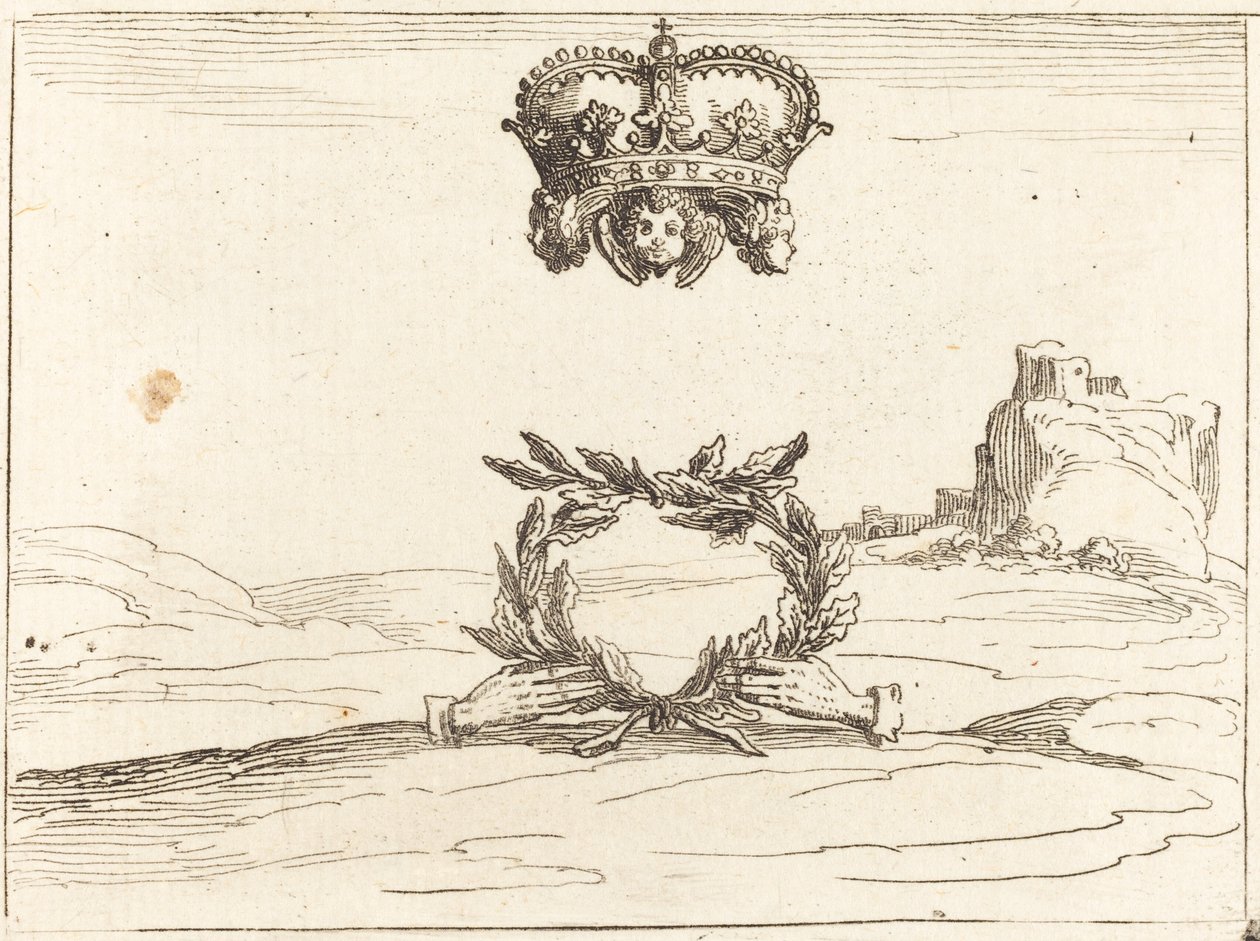 De Twee Kronen door Jacques Callot