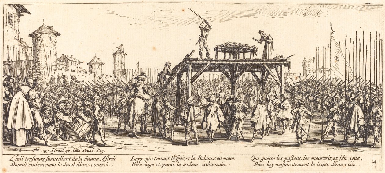 Het Wiel door Jacques Callot
