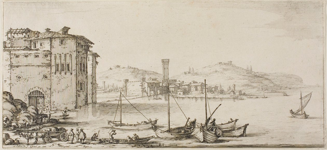 De Zany of Scapin, uit Drie Italiaanse Komieken door Jacques Callot