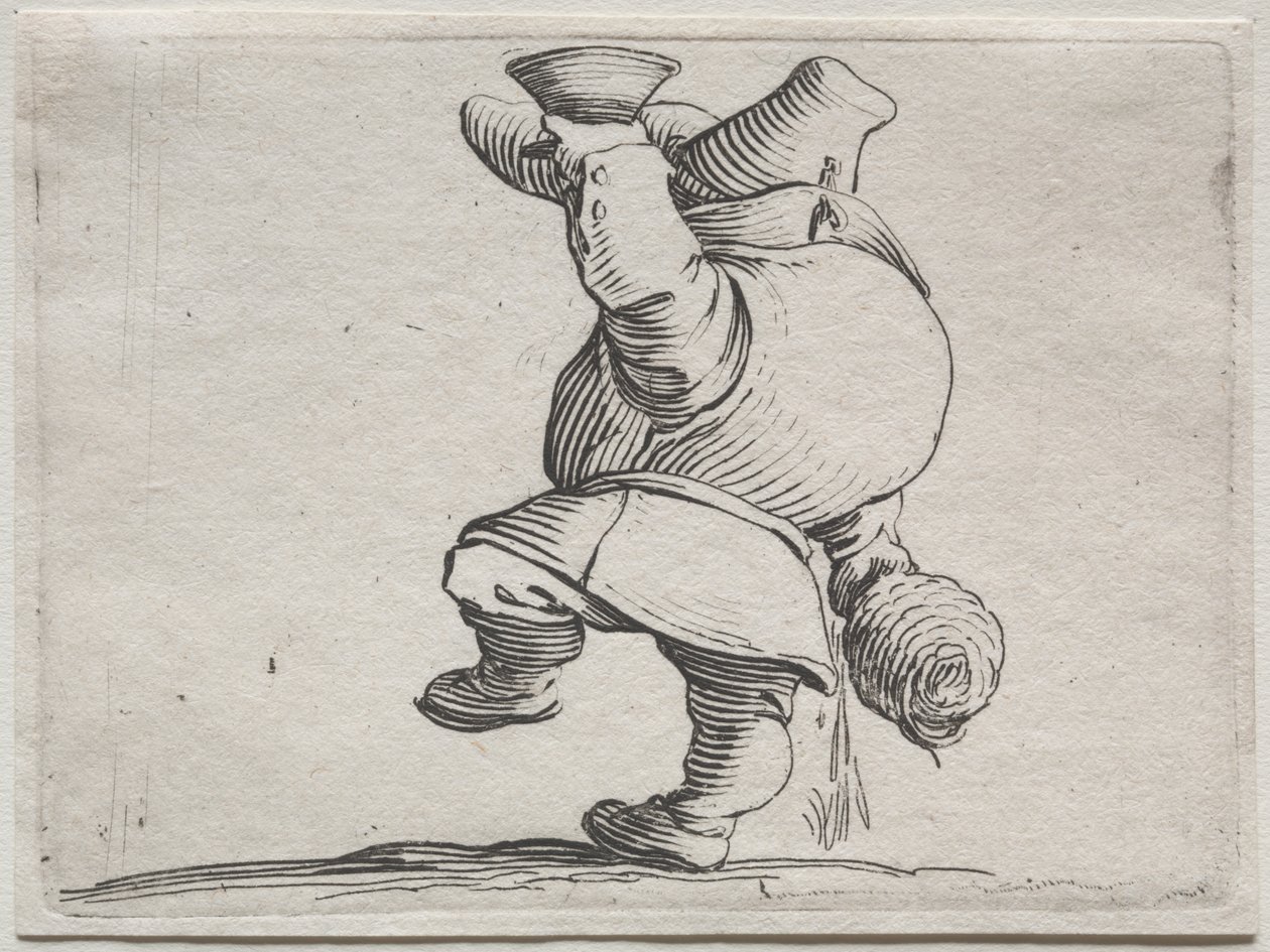 Varie figure gobbi di Iacopo Callot (Drinker van Achteren Gezien) door Jacques Callot