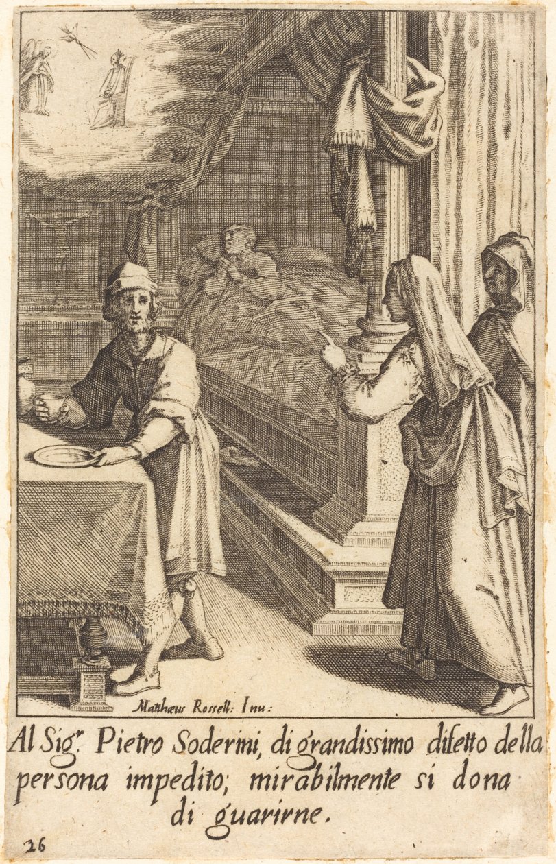 Pietro Soderini door Jacques Callot after Matteo Rosselli