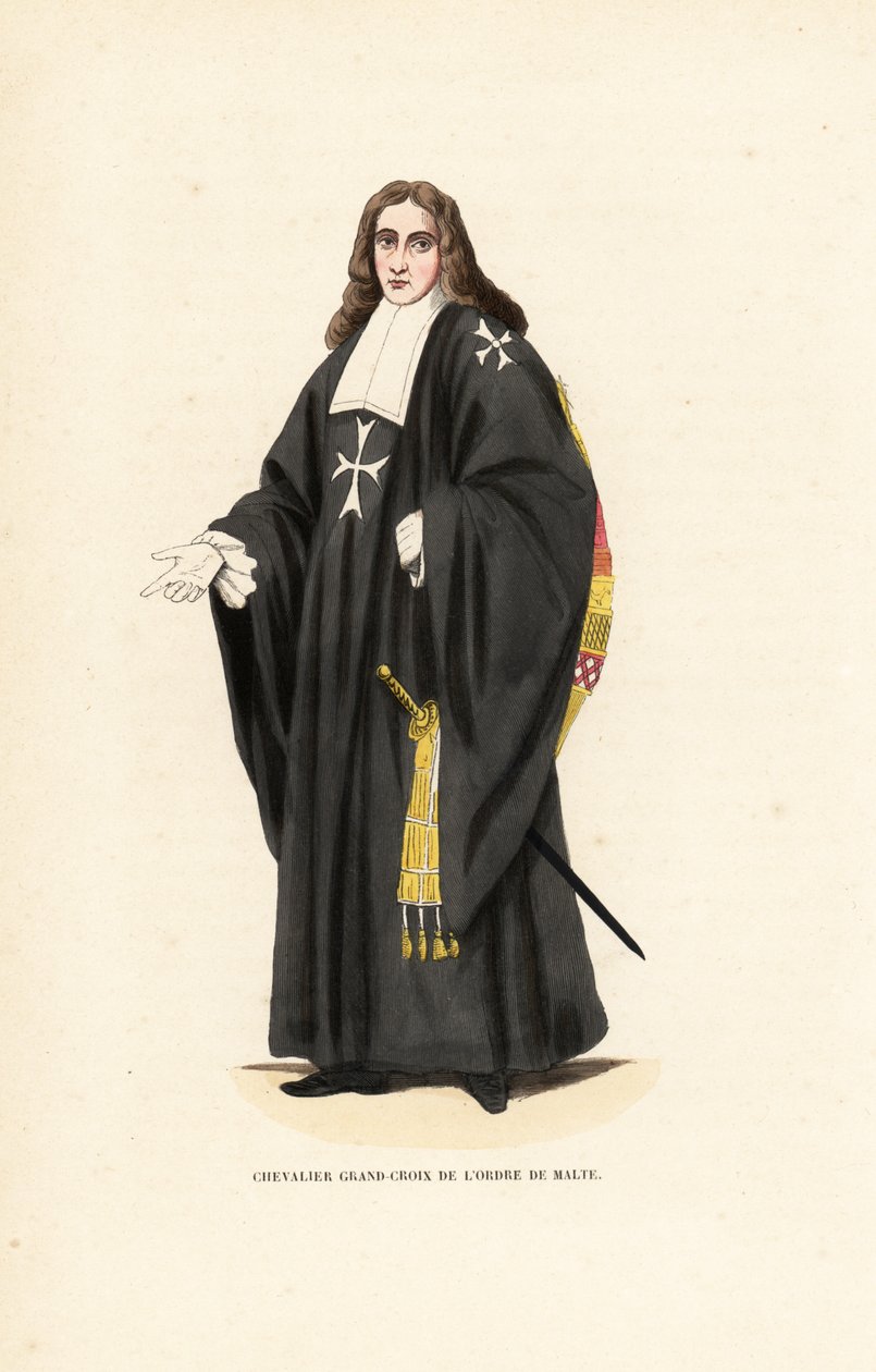 Grootkruis van de Hospitaalridders, Orde van Malta, Orde van de Ridders van het Hospitaal van Sint-Jan van Jeruzalem, Chevalier Grand-Croix de l