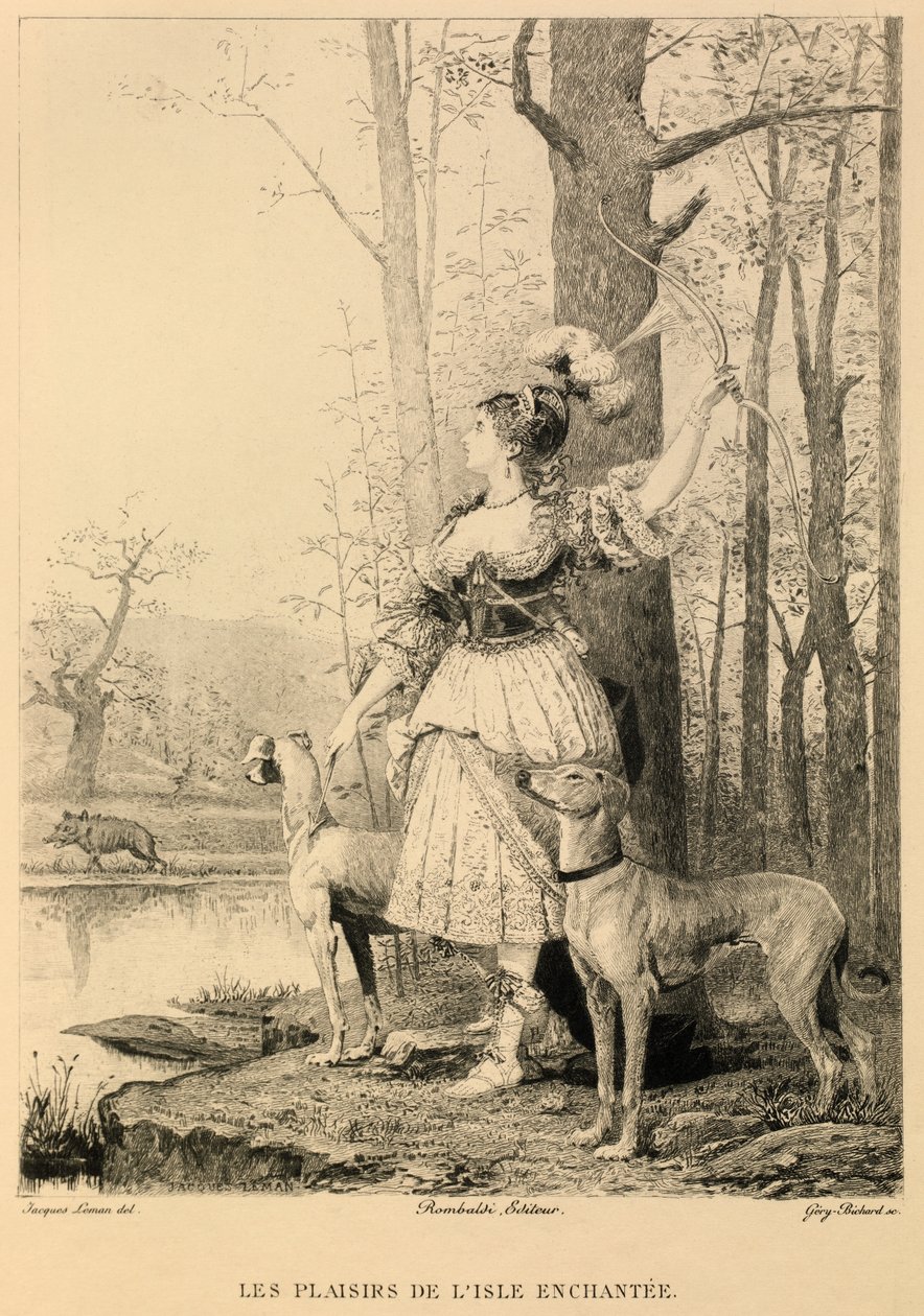 De geneugten van het betoverde eiland door Moliere door Jacques Edmond Leman