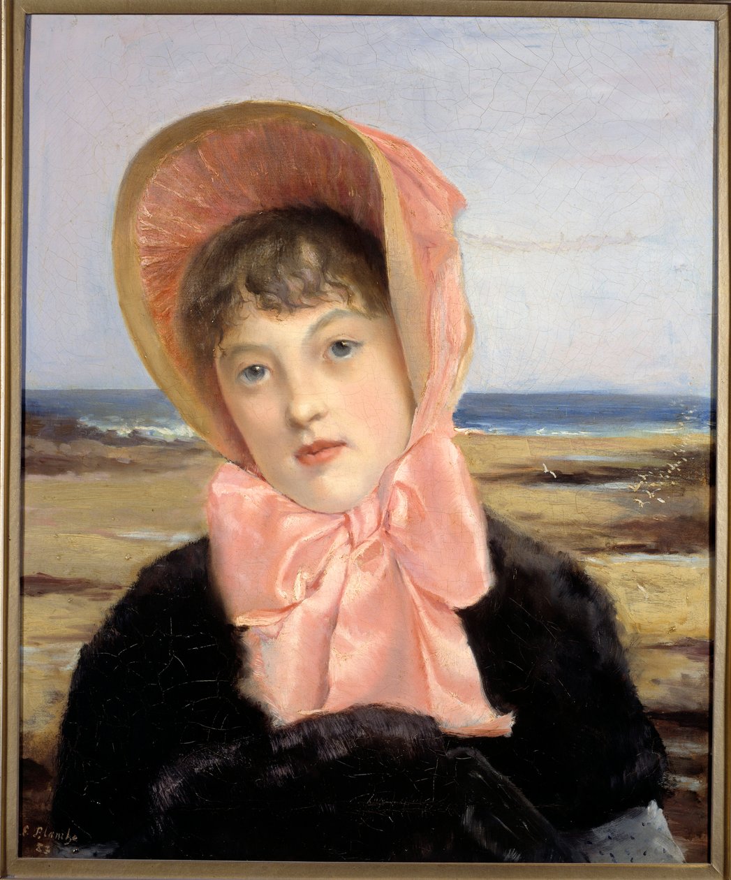 La capeline rose door Jacques Emile Blanche