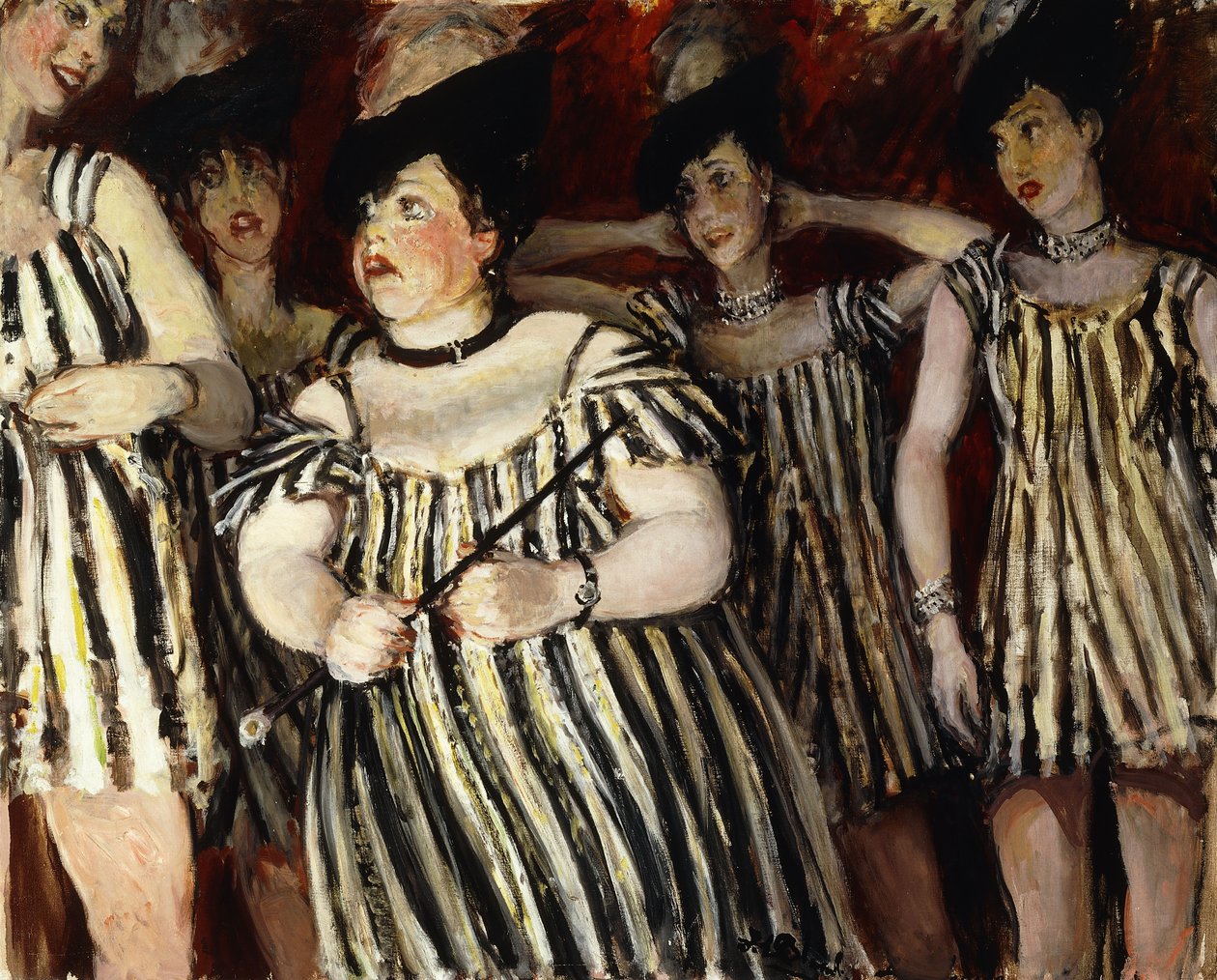 Feest van Miss Elsa Maxwell met Lady Peel rechts door Jacques Emile Blanche