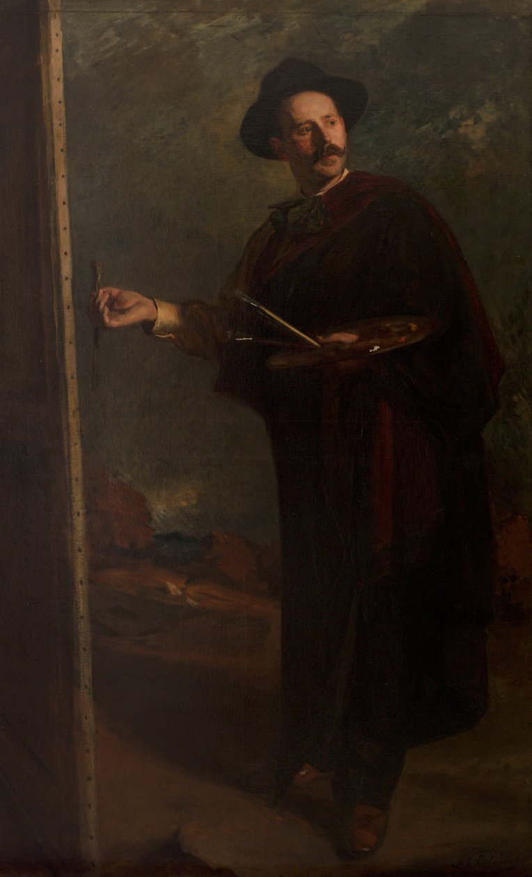 Portret van Ignacio Zuloaga y Zabaleta door Jacques Emile Blanche